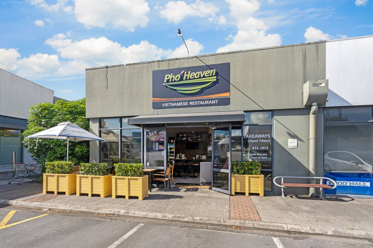 Pho Heaven restaurant storefront at Westgate Shopping Centre, Auckland